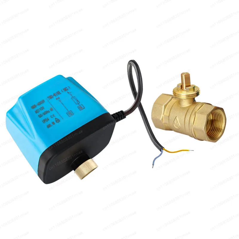 Electric Ball Valve Three-Wire Two-Control Two-Wire One-Control Two-Way Valve for Solar Central Air Conditioner Fan Coil Unit