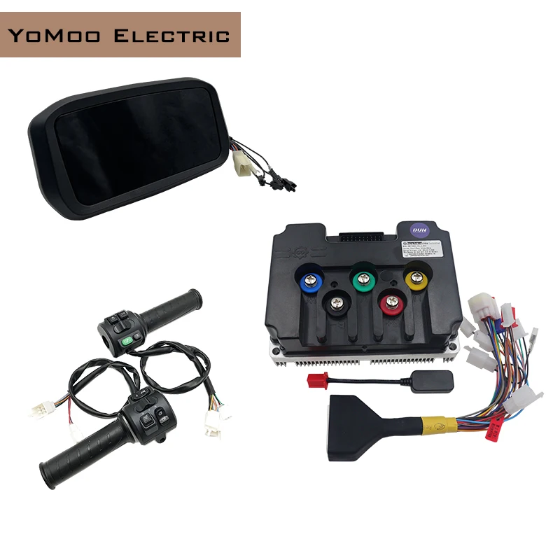 

Powerful Fardriver ND721000 72V DC 550A Phase 1000A 8KW 10KW BLDC PMSM Sine Wave Motor Controller With N7 Display, T08 Throttle