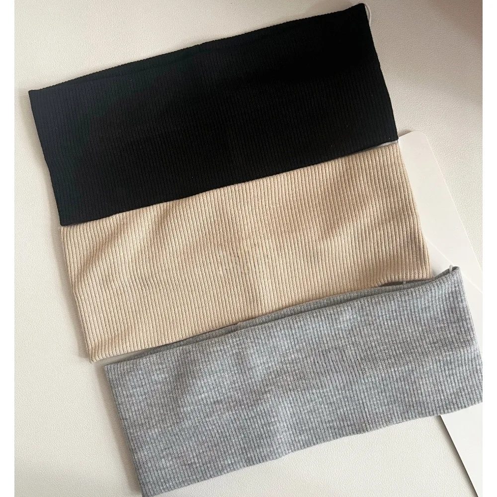 여성용 도매 스포츠 요가 헤어밴드 여름 땀 흡수 헤어밴드 캔디 컬러 탄성 헤어밴드 소녀 헤어 액세서리