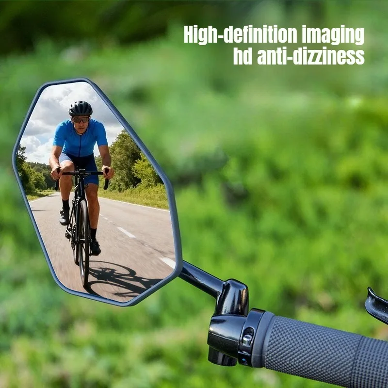 

Широкоугольное зеркало заднего вида для езды на велосипеде 360° ° Регулируемый поворотный руль шоссейного велосипеда, зеркала заднего вида, аксессуары для велосипеда