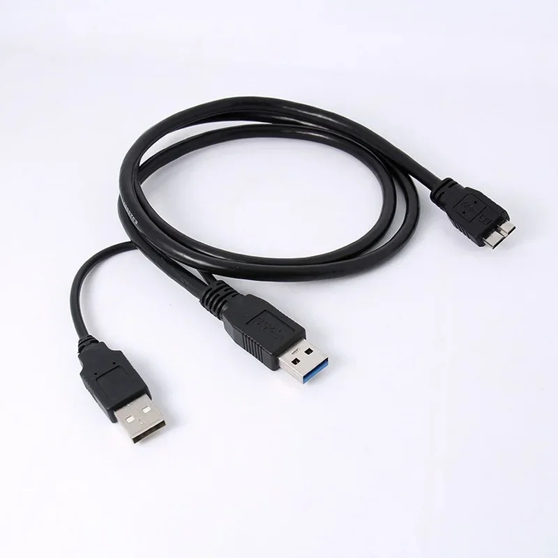 

HDD USB 3.0 Type A To Micro B Y Cable USB3.0 Data Cord for External Mobile Hard Drive Disk Data Cables