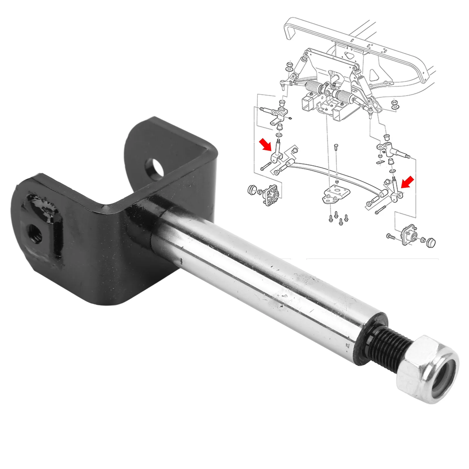 Club Car Kingpin Repair Accessory 103638601 Replacement for Precedent Gas Electric 2004‑up