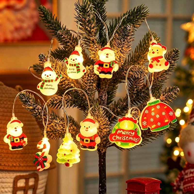 1.5M 3M Battery Box Fairy String Lights 8 Shapes Warm White Led For Christmas Party Gift Window Home Indoor Holiday Decorations