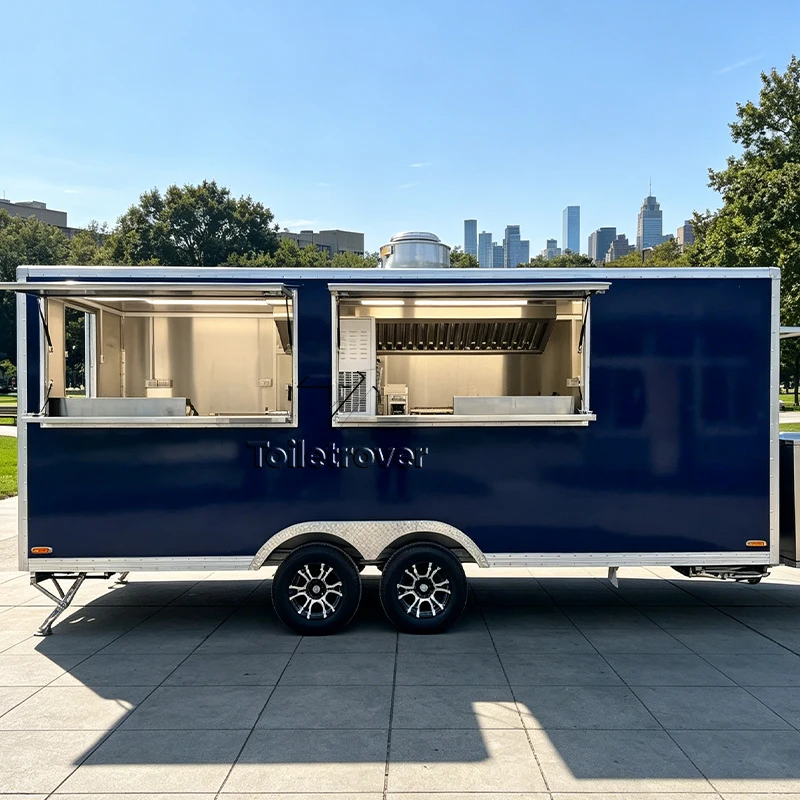 Hot Sales Food Truck Trailer Hot Dog French Fries Noodles Pasta Remorque Used Food Trailer Philippines Food Truck Carts