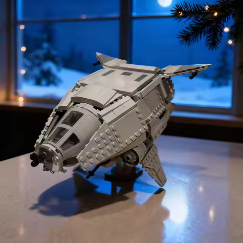 536pcs MOC Imperial Commando Shuttle Star Battle Model Building Blocks Architecture Toys Christmas Gifts DIY Creative Idea