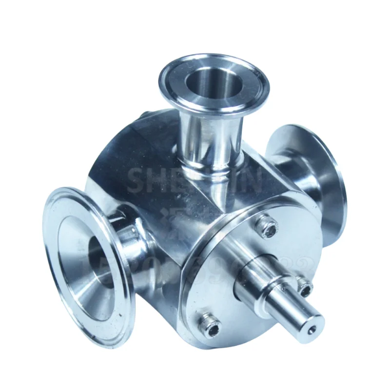 DN25 Rotary Valve Customized Connector Disk 77.5-50.5-64mm SS304 Vertical Filling Machine Spare part