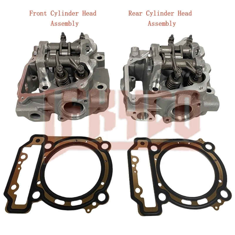 Motorcycle Engine Cylinder Head Valves Gaskets Top End Front Rear For Can-Am Outlander 800 800R 4x4 HO EFI 420613532 420613534