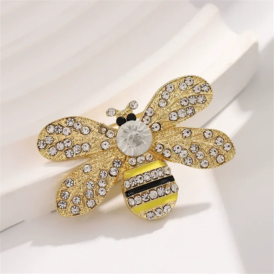 1pc Lovely Bee Brooch for Men Women Exquisite Bee Insect Brooches Pins Jewelry Clothing Accessories Party Gifts 2026