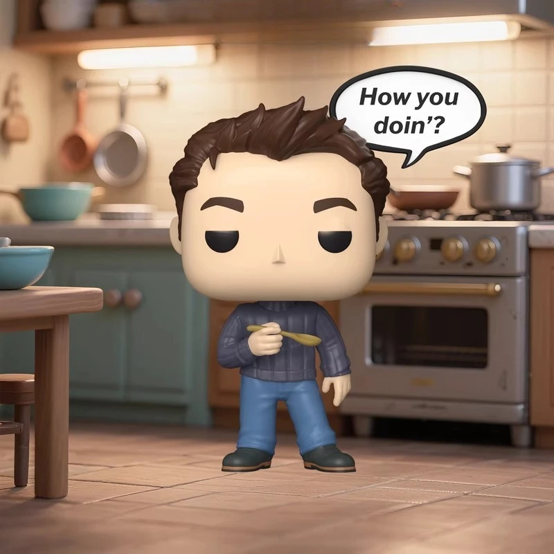 

Genuine Edition FUNKO POP《Friends：Joey Tribbiani》Anime Action Desktop Decoration Ornament Model Toys Collectible Model