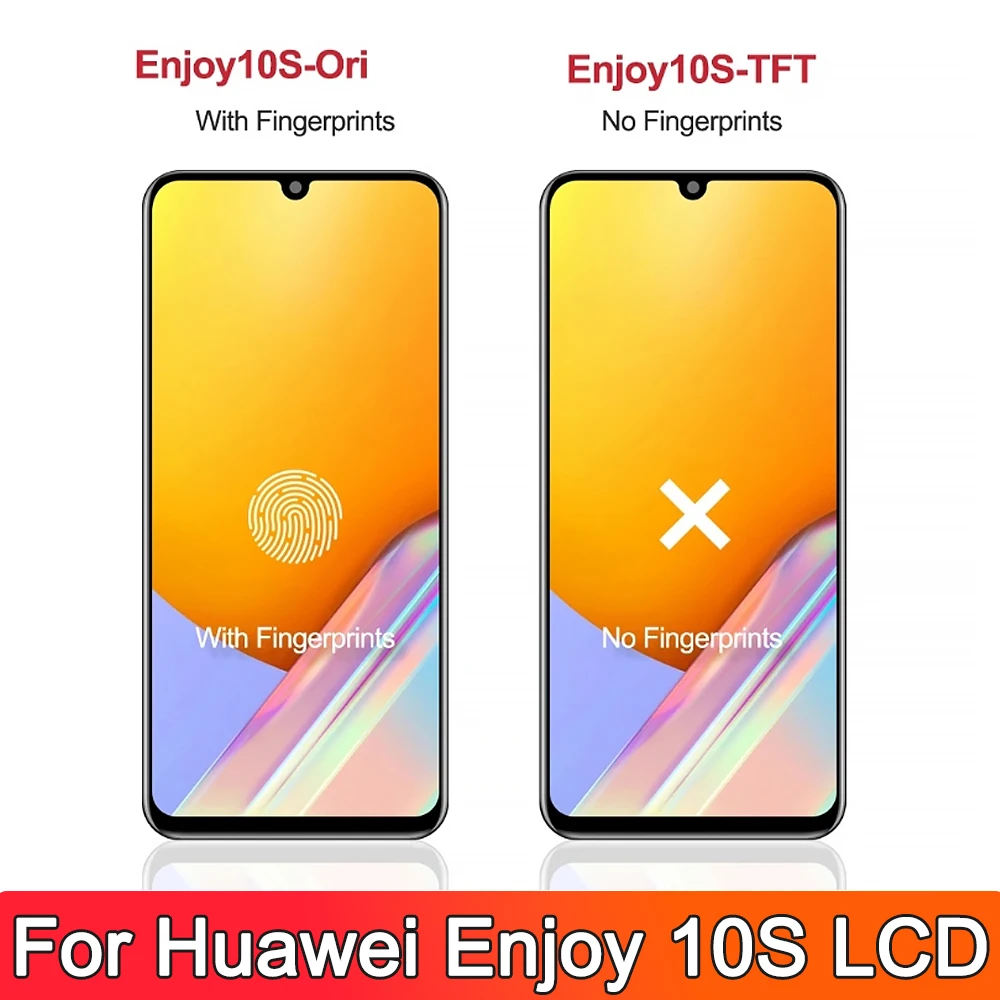 High Quality Display For Huawei Y8p 2020 / P Smart S LCD Display Touch Screen for Huawei Enjoy 10s AQM-AL00 LCD Replacement Part