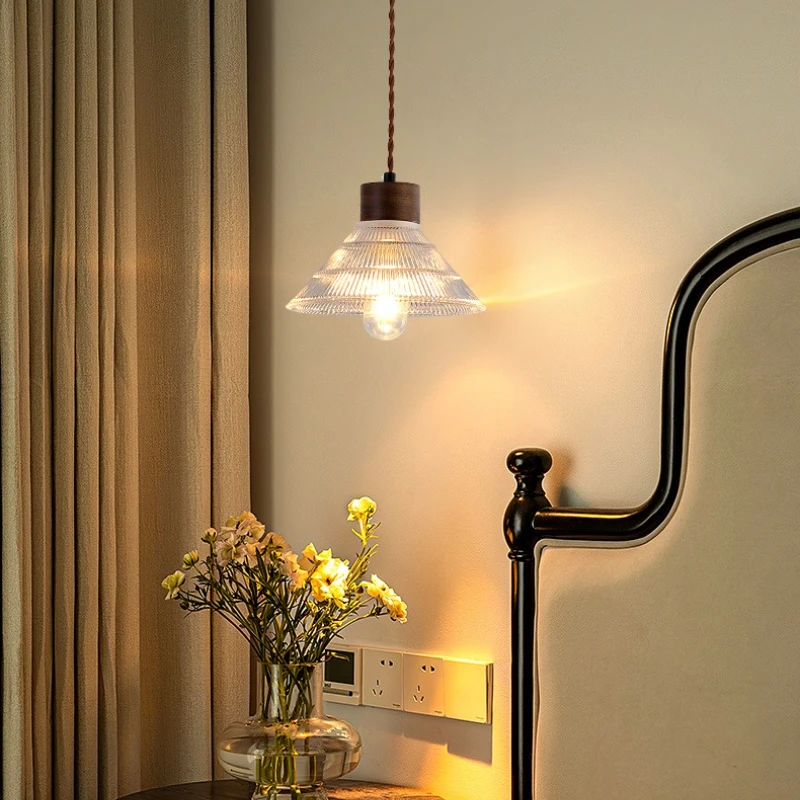 فن الديكور الزجاج قلادة ضوء LED أضواء الثريا لغرفة الطعام المطبخ مطعم قاعة غرفة نوم مُثبتة في السقف مصباح بريق