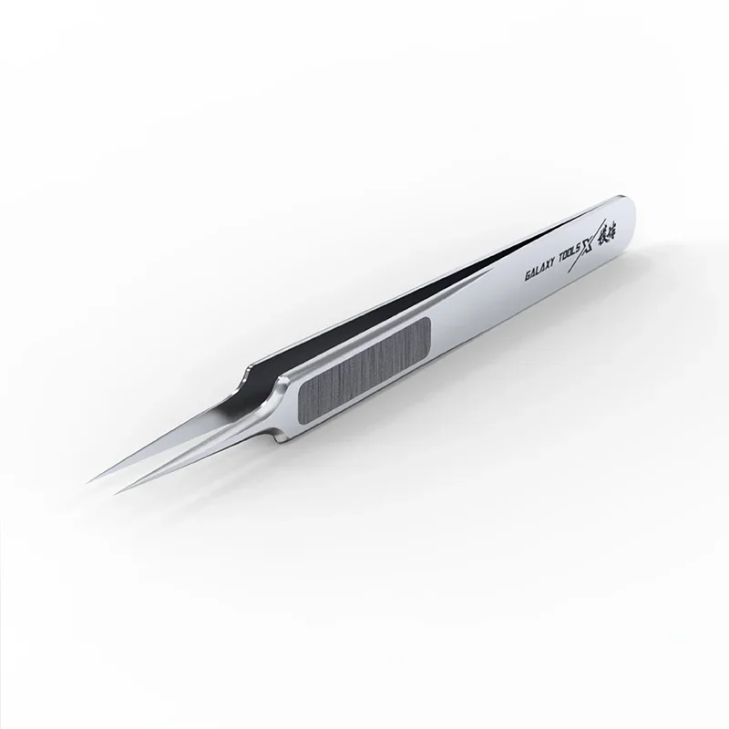 GALAXY Professional Light Precise And Durable High Angled Tweezers For Model Building Hobby DIY Tools