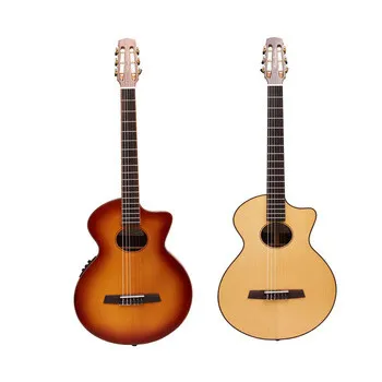 

Stringed Instruments china oem with pickup EQ Steel/Nylon strings professional classical acoustic electric guitar