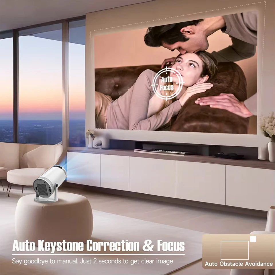 Pode girar 180 graus de cinema em casa projetor portátil ao ar livre transpeed 260ansi projetor allwinner 713 1280*720p4k180 bt 5.0