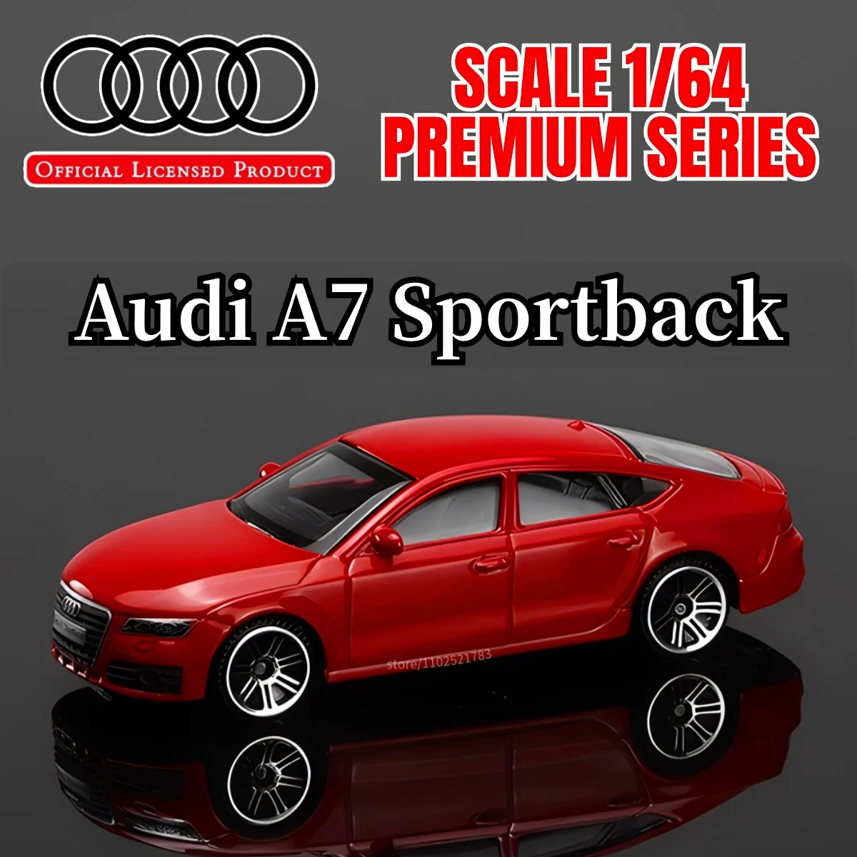 

1:64 Audi A7 Sportback Diecast Replica BMW VW Model Car – Perfect Addition to Your Scale Car Miniature Kid Gift Toy