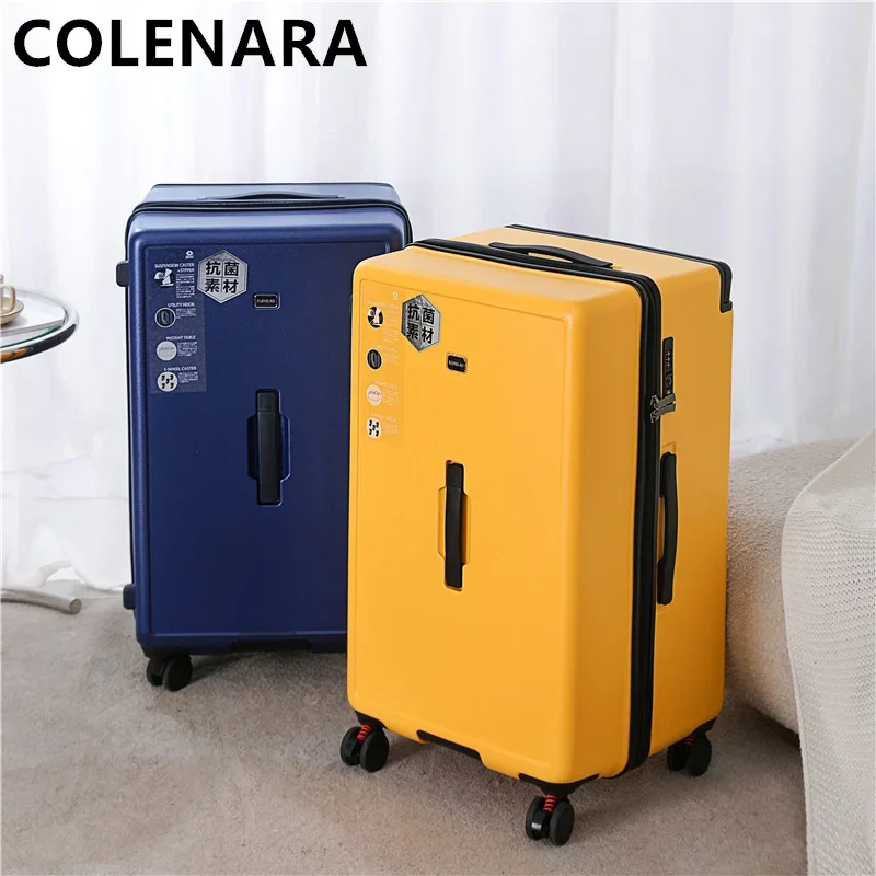 COLENARA26-Equipaje de gran capacidad de 30 pulgadas, Maleta Universal con ruedas rodantes, bolsa de viaje con ruedas gruesas de 28 pulgadas, ABS + PC