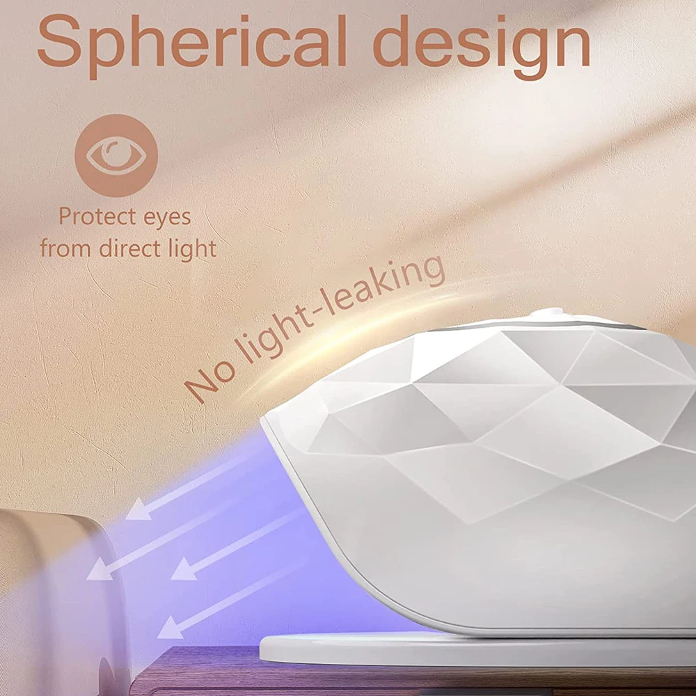 UV LED Lampe Für Nägel Trocknen Maniküre Lampe Mit Speicher Funktion LCD Display Professionelle LED Nagel Lampe Für Nail art Salon Werkzeuge