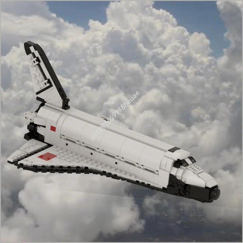 

743 шт. MOC 1:110 Buran Collector's Edition, космические строительные блоки, модель рождественского подарка