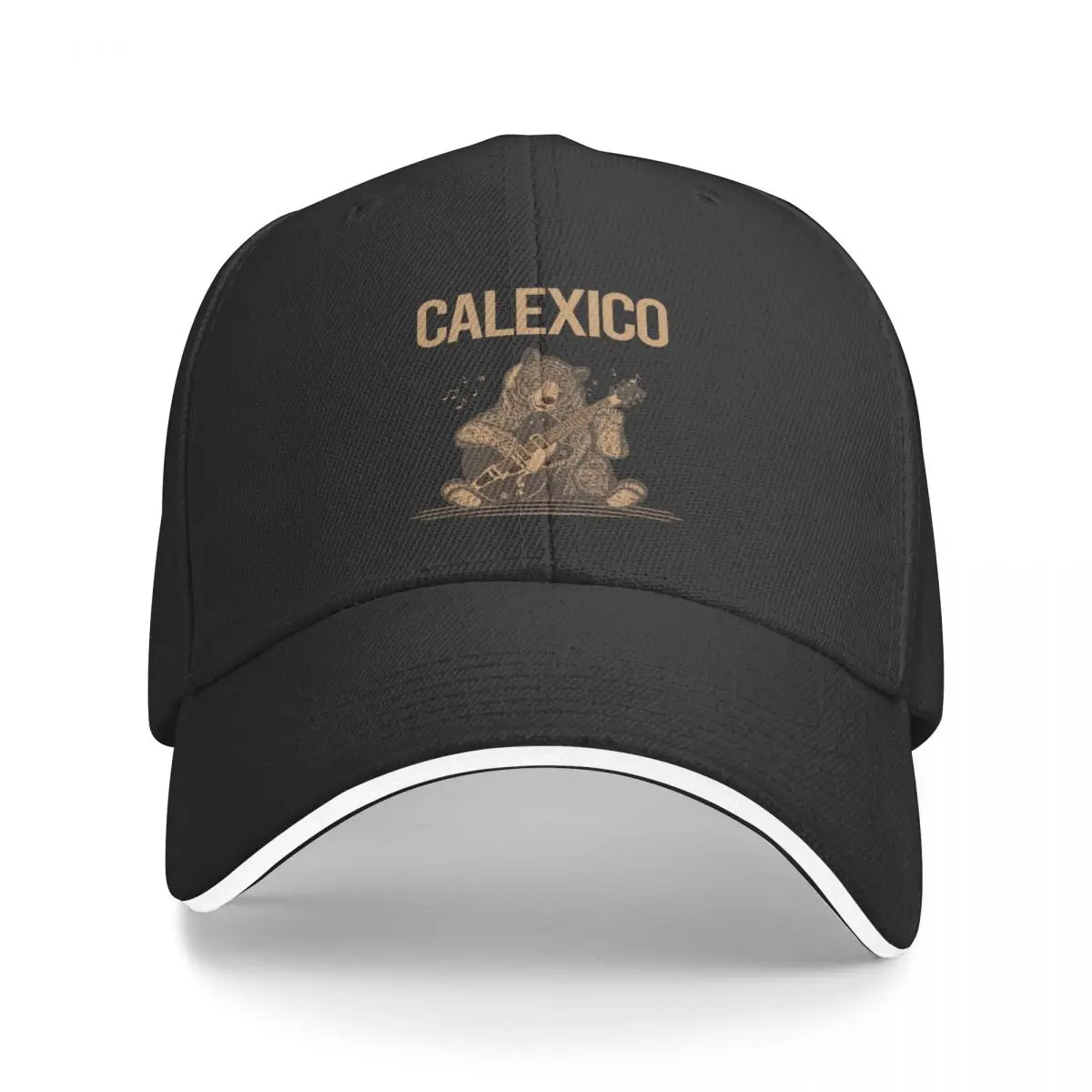 Bear With Guitar Calexico Baseball Cap Cosplay Rugby fashionable Women's Hats 2024 Men's