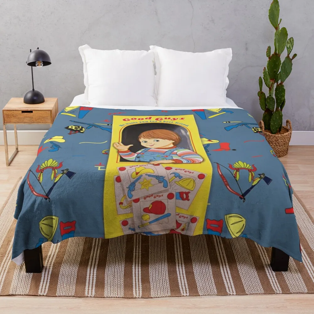 The Good Guys - Childs Play ft. Chucky Throw Blanket sofa Blankets For Bed Blanket For Decorative Sofa