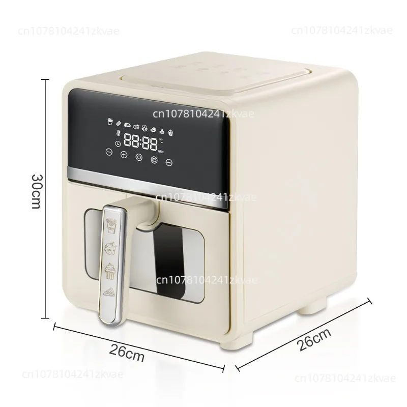 5L Air Fryer Household New Multi-functional Smart Home Visual Electric Fryer Without Oil Fume