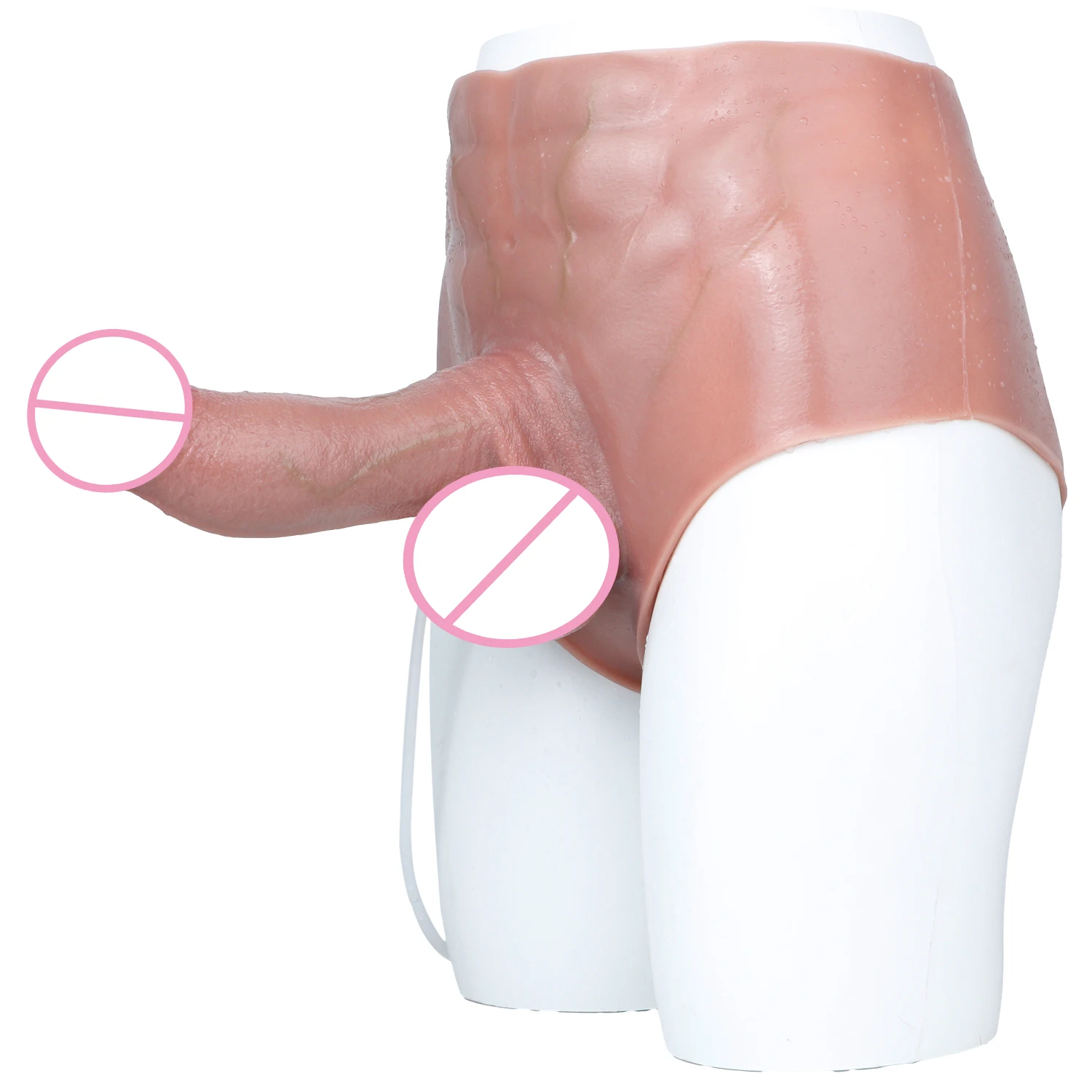 5 Stytles Squirting Dildo Pants Skin-Like Silicone Super Soft Ejaculating Butt Plug Strapon Vagina Anus Dilator Sex Toys For 18+ view 5
