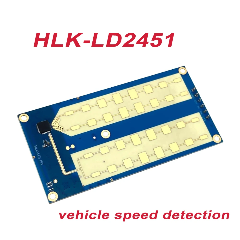 Imagem -02 - Velocidade e Distância e Módulo Sensor de Detecção de Anjo Sensor do Veículo Motorizado 1t2r 24g Hlk-ld2451 100m 120 kg Navio Livre