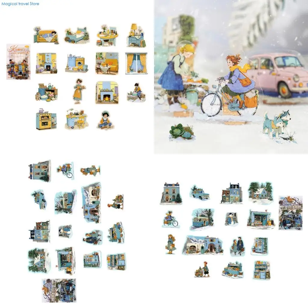 N2UB Waterproof Decorative Sticker for Scrapbooking, Letters, Scrapbooking Sticker Scrapbook Accessories Artistic Sticker