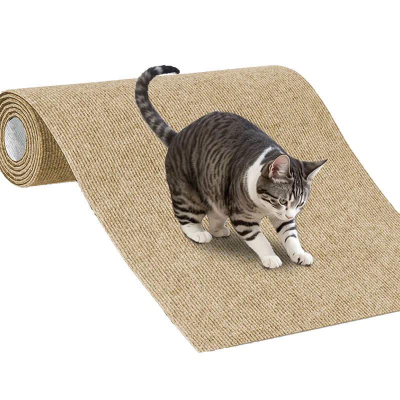 Cat Scratch Mat Trimmable Self-adhesive Carpet Mat Anti Cat Pet Scratcher Furniture Couch Corner Indoor Sofa Wall Protector Pad