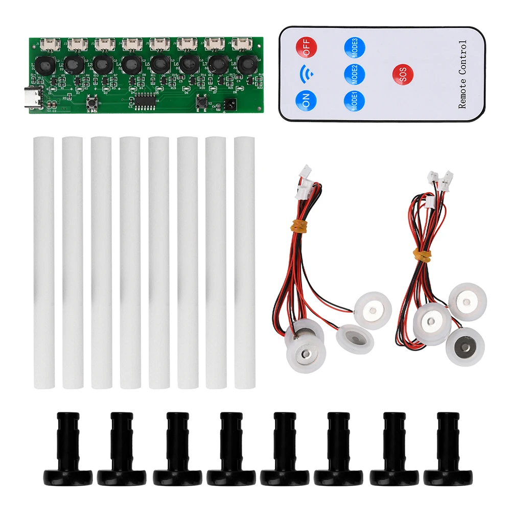 DC 5V 12W Sprühbefeuchter-Modul Zerstäubungssteuerplatine Ultraschall-Zerstäuber Unterstützt Schnelles Laden mit Typ-C-Schnittstelle