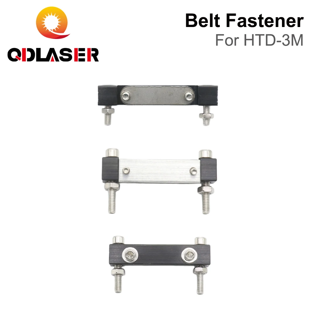 QDLASER HTD-3M 15mm/20mm/25mm Open Belt Connector E-Series Clamp for CO2 Laser Engraver CNC Router 3D Printer Parts