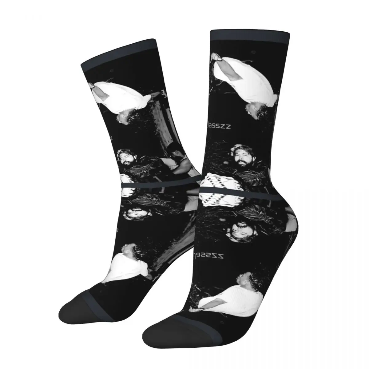 Hip Hop Men's compression Socks Unisex playboi carti Pattern Printed Novelty Crew Sock Boys Gift official-website tops fugees