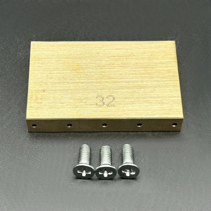 Bloque de latón de Soporte de altura para sistema Tremolo, puente de sistema Tremolo especial FR de 50x8MM, 32/34/37/42MM