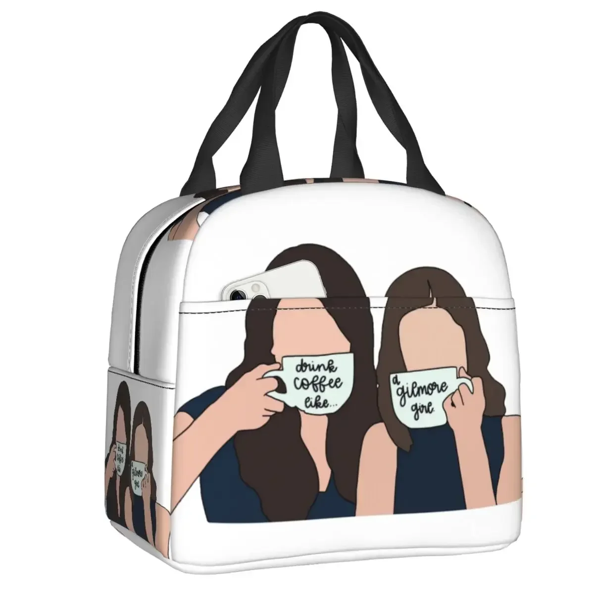 

TV Show Gilmore Girls Lunch Bag Warm Cooler Insulated Lunch Boxes for Women Kids Work School Food Picnic Tote Container