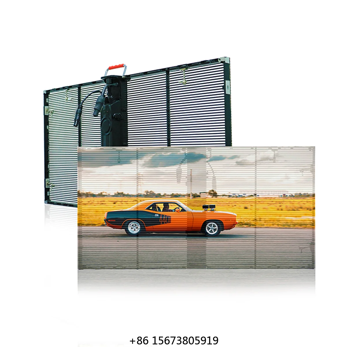 

P3.91 Transparent LED Display Glass Wall Video Screen High-Clarity Advertising LED Film Shopping Mall Store Market