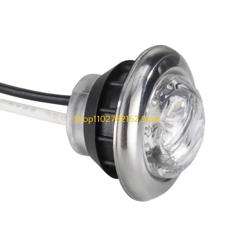 

547B 12V 24V LED Side Marker Indicators Light Trucks Warning Tail Light Trailer Lamp