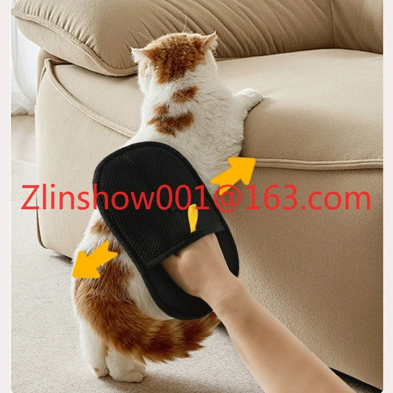 New Arrival Useful Pet Hair Remover Reusable Double-Sided Cleaning Gloves