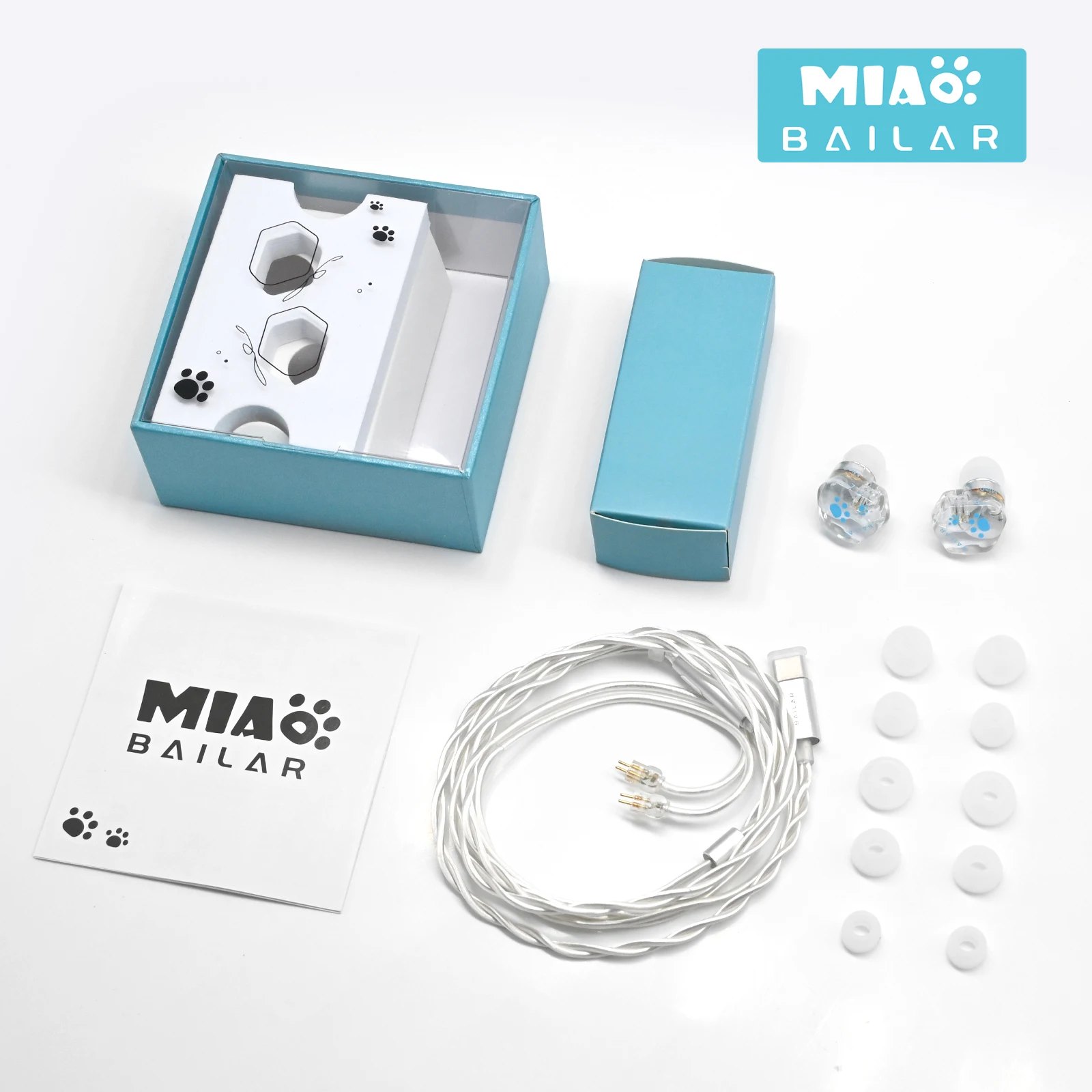 MiaoMiao سماعة الألعاب سماعات أذن سلكية HIFI Music IEM سماعات داخل الأذن نوع C 3.5 ملم مع كابل قابل للفصل وإلغاء الضوضاء #6