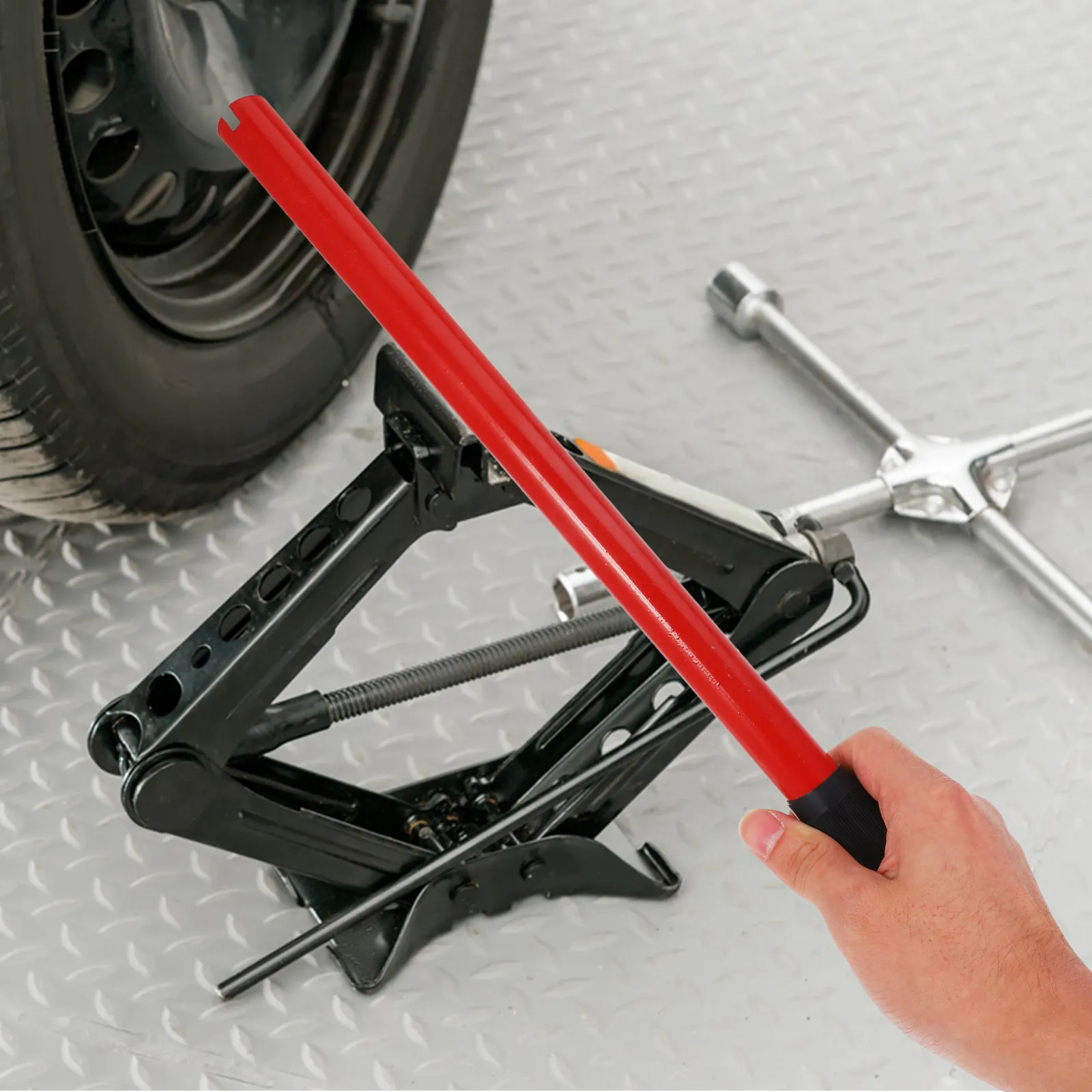 Hydraulic Floor Jack Handle Replacement Durable Metal Extension Rod for Car Jack Accessories Lever Handle Crank
