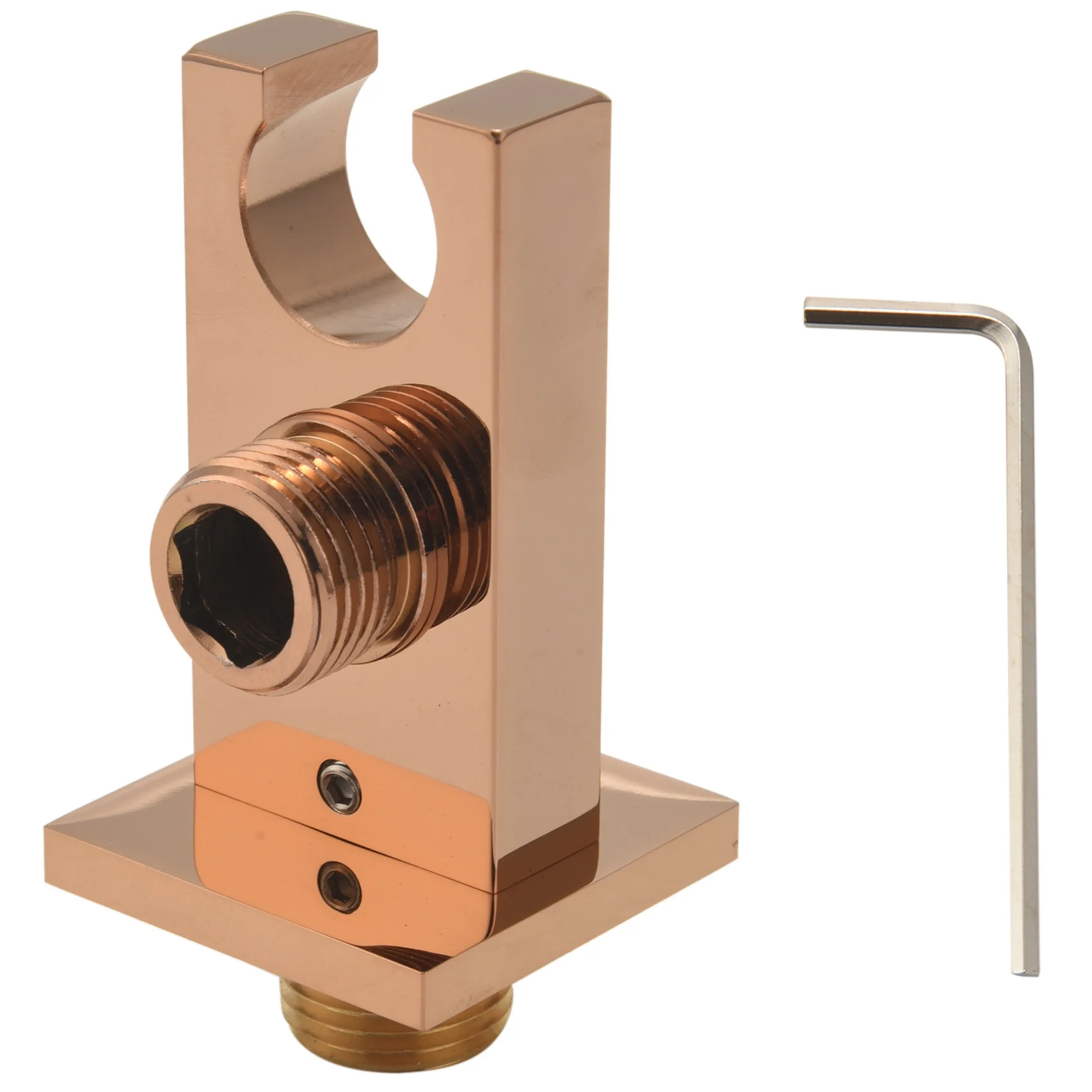 ABNL Solid Brass Wall Mount Handheld Shower Bracket Holder With Water Supply Shower Outlet