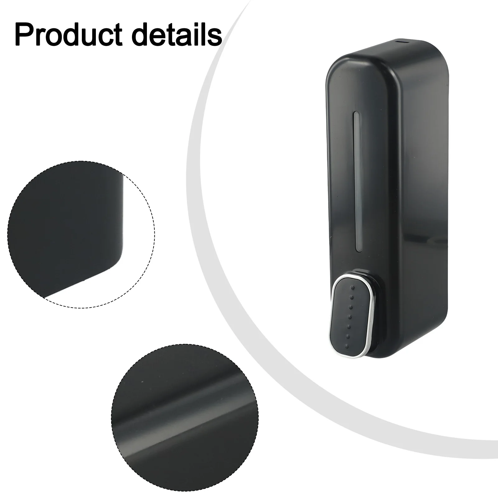 For Body Wash Bathroom Dispenser For Bathroom Oversized Button Transparent Window Wide Button Design Easy To Use