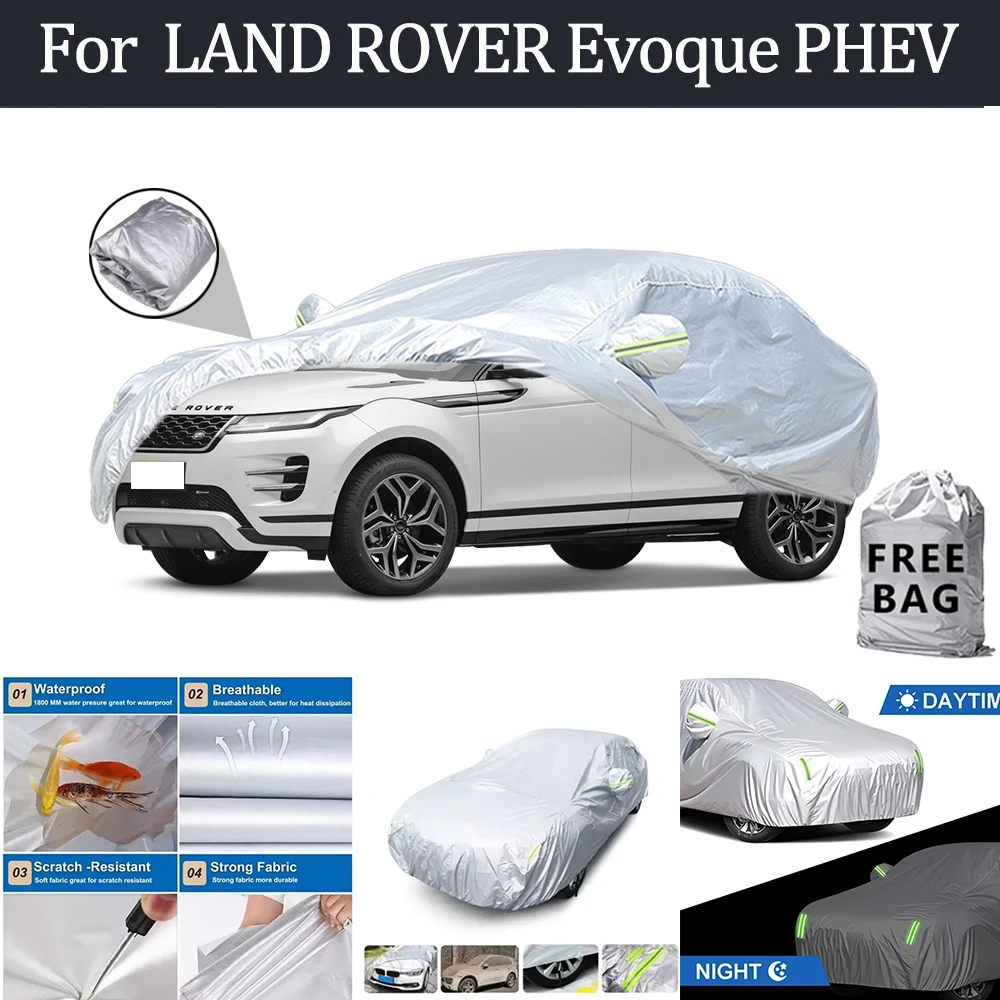 

For LAND ROVER Evoque PHEV Car Cover Outdoor Protection Covers Snow Sunshade Waterproof Dustproof Exterior UV Car Accessories