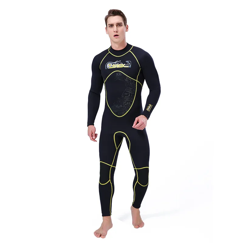 

3MM Neoprene Men Keep Warm Snorkeling Water Sports Snorkeling Swim Diving Suit Scuba UnderWater Hunting Kayaking Drift WetSuit