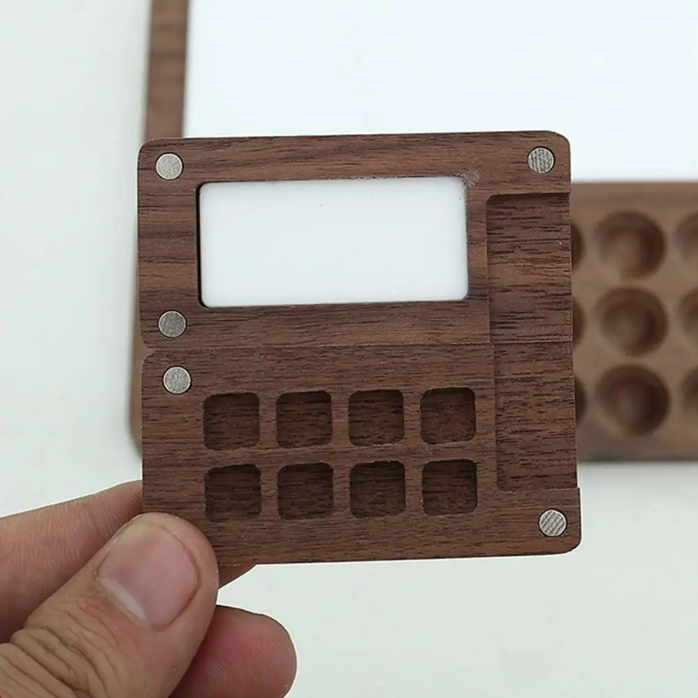 ポータブルプレゼンテーションボックス,マルチグリッド,家のための理想的な水彩パレット,屋外旅行