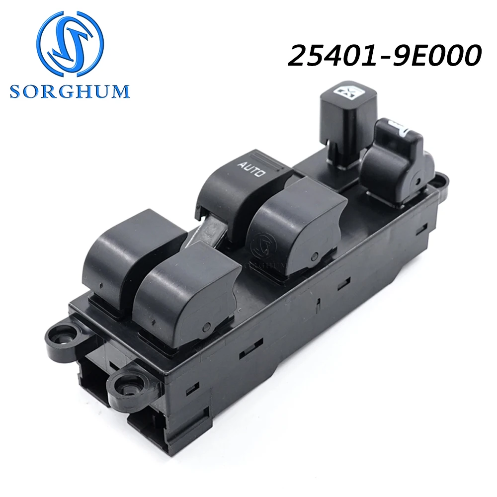

SORGHUM 25401-9E000 For Nissan Xterra Sentra Baja Frontier 1999 2000 2001 2004 Car Front Left Master Control Power Window Switch