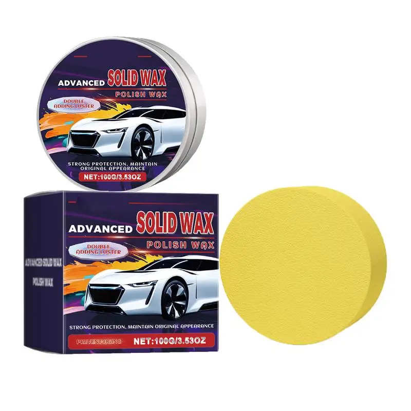 For refer to description Wax Paste for Cars Polishing 100ml Wax Paste Car Repair Paste Long-Lasting Polishing Wax with Sponge