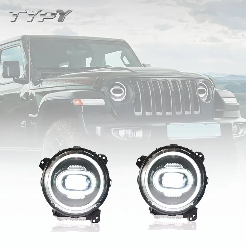 

Car Headlamp Headlights Modified LED Head Lamp Head Light DRL Running Lights Turn Signal For JEEP wrangler JL 2018-2021