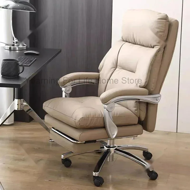 

Home Computer Chair Casual Back Recliner Sofa Study Ergonomic Office Chair Luxury Comfortable Sedentary Salon Furniture FYOC