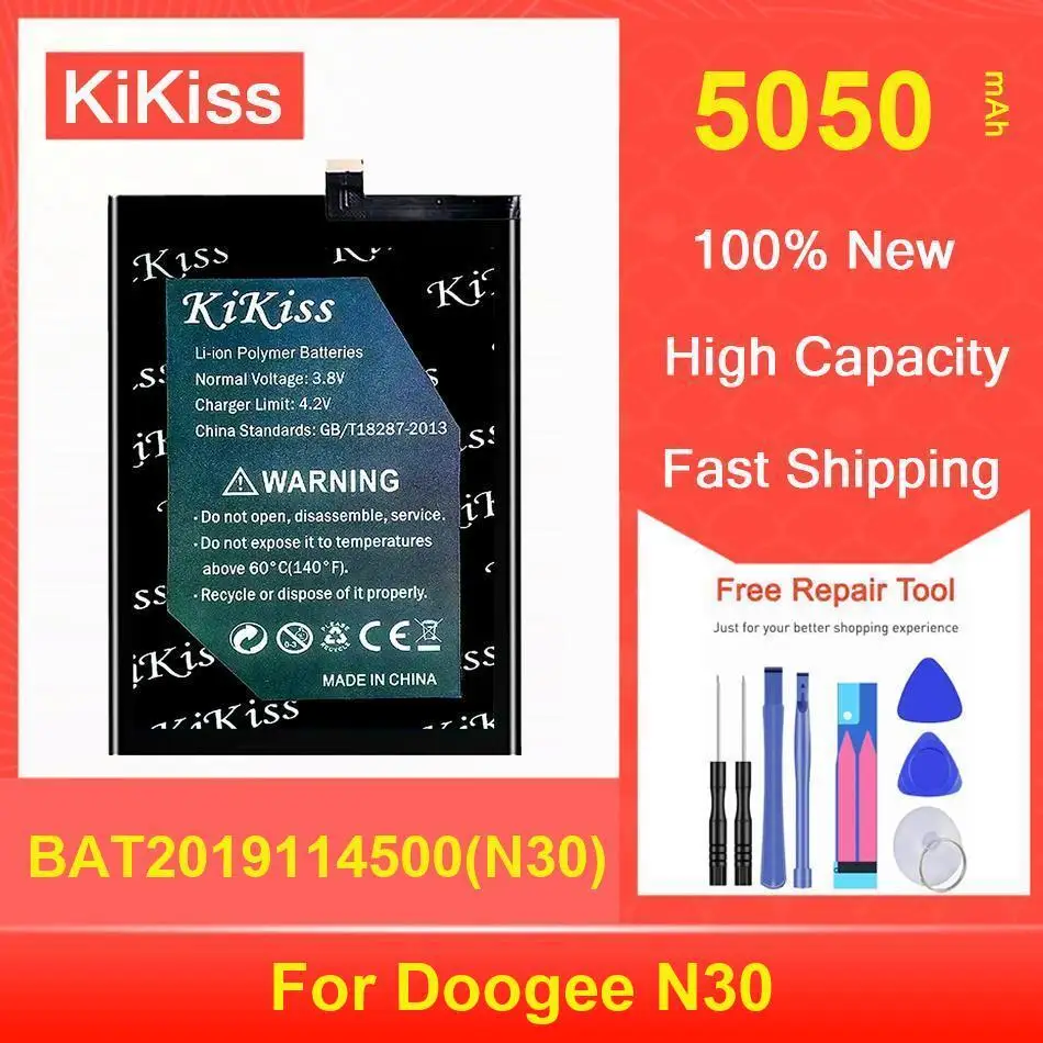 

Аккумулятор Kikiss 5050 мАч BAT2019114500(N30) для Doogee N30