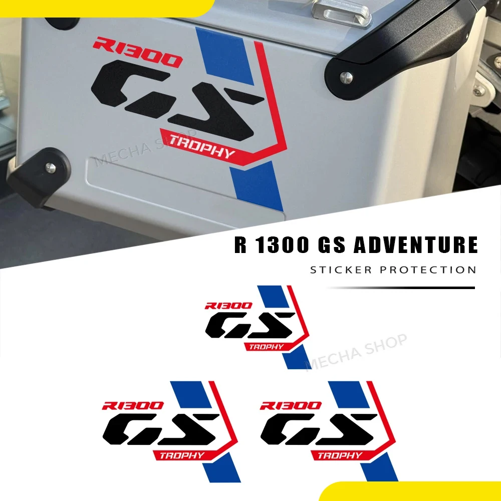 

For R 1300 GS Adventure Triple Black 2025 Top Case Suitcase Stickers Motorcycle Side Cases